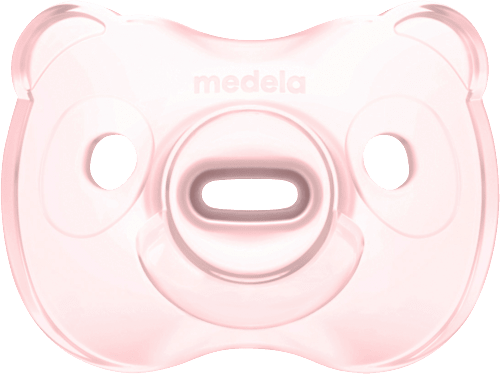 Schnuller Soft Silikon, rosa, 6-18 Monate Medela