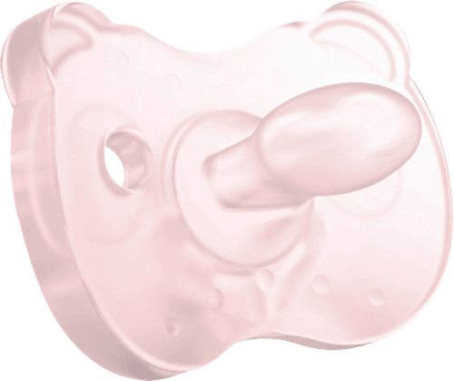 Schnuller Soft Silikon, rosa, 6-18 Monate Medela