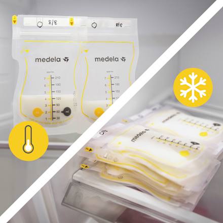 Muttermilch Beutel einfaches Ausgießen , 210 ml Medela