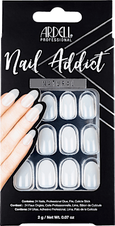 Künstliche Nägel Nail Addict Natural Oval  ARDELL
