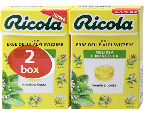 Caramelle Melissa Limoncella confezione doppia Ricola