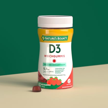 Vitamin D3 Weichgummis 500 IU 60 St Nature’s Bounty