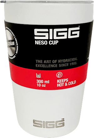 Kaffeebecher to-go Neso Cup weiß 300ml SIGG