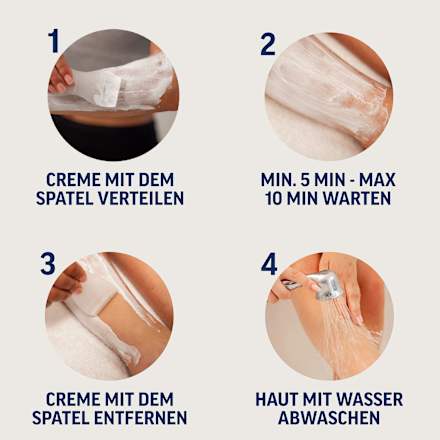 Haarentfernungscreme  Körper&Beine Pumpspender sensitiv Veet