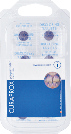 Tablety na odhalenie zubného povlaku  CURAPROX