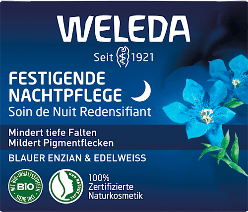 Gesichtscreme festigende Nachtpflege WELEDA