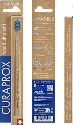 Zahnbürste Wood Ultra Soft CURAPROX