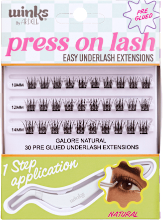 Winks set gene false individuale Press On Lash Natural ARDELL