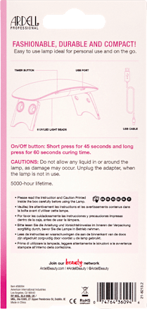 Lampada UV/LED 6W per smalto in gel semipermanente ARDELL