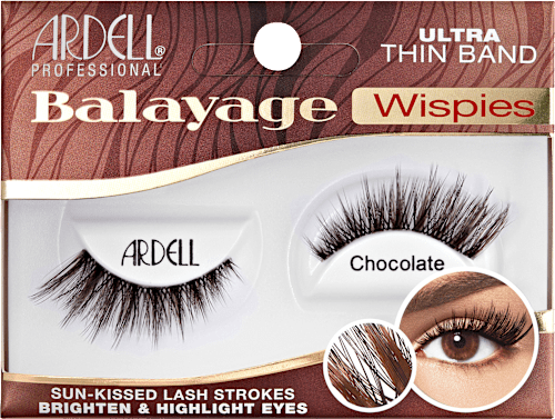 Künstliche Wimpern Balayage Wispies Chocolate (1 Paar) ARDELL