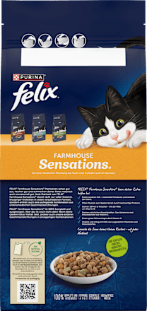Trockenfutter Katze mit Huhn, Truthahn & Gemüse, farmhouse sensations Felix