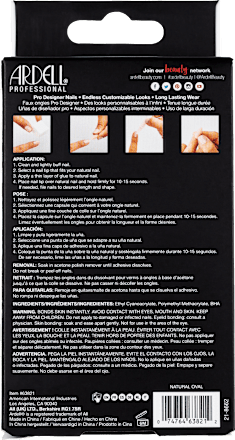 Künstliche Nägel Nail Addict Natural Oval  ARDELL