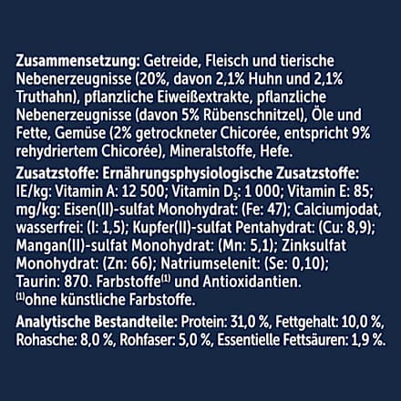 Trockenfutter Katze mit Huhn, Truthahn & Gemüse, Inhome Sensations Felix