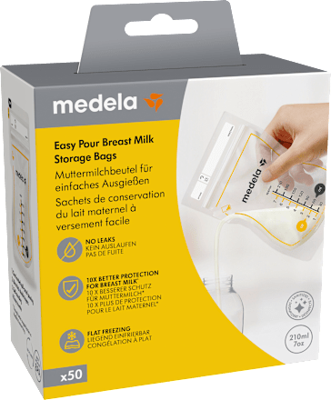 Muttermilch Beutel einfaches Ausgießen , 210 ml Medela