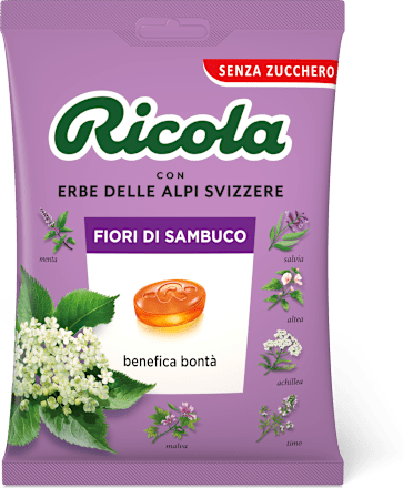 Caramelle ai fiori di sambuco in busta Ricola