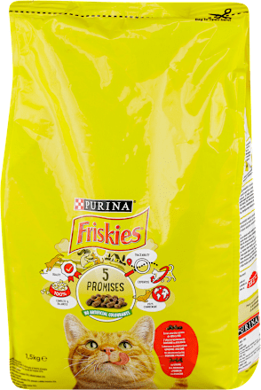 Granule za mačke, sa govedinom i piletinom PURINA Friskies