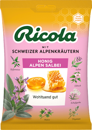 Bonbons Schweizer Alpenkräuter Honig Alpen Salbei Ricola