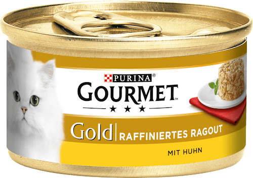 Nassfutter Katze Gold Raffiniertes Ragout mit Huhn Purina Gourmet