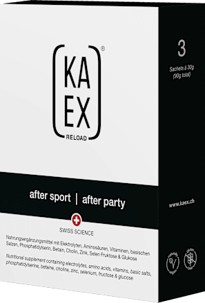 Wissenschaftliche Komplettmixtur Recovery After Sport | After Party (3 x 30g) KA-EX Reload