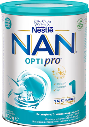 Преходно мляко за кърмачета OptiPro 1, 0+ м Nestlé NAN