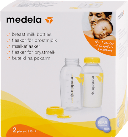 Súprava 2 fliaš na uskladnenie mlieka Medela