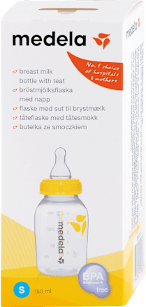 Fľaša s cumlíkom - veľ. S Medela