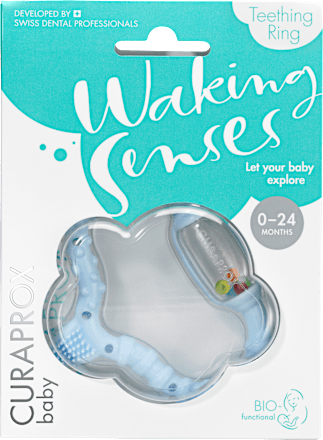 Obroček za grizenje Moder CURAPROX