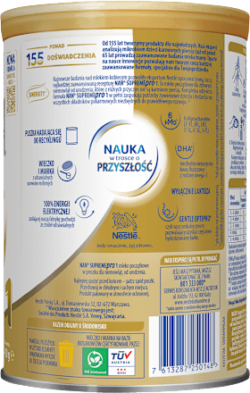 Mleko początkowe w proszku dla niemowląt Supremepro 1, od urodzenia  Nestlé NAN