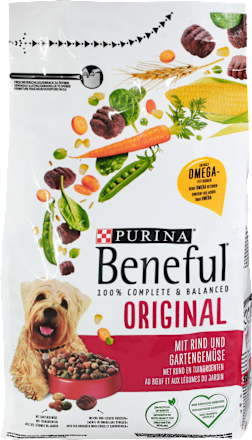 Trockenfutter Hund Original 100 % Complete & Balanced mit Rind und Gartengemüse Purina Beneful