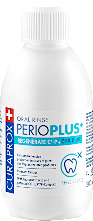 Ústna voda Perio Plus Regenerate, 0,09% CHX CURAPROX