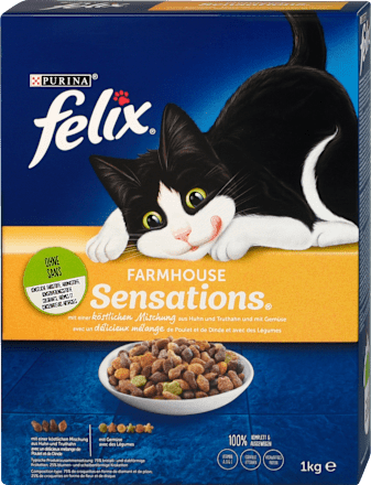 Trockenfutter Katze Farmhouse Sensations Truthahn, Huhn & Gemüse Felix