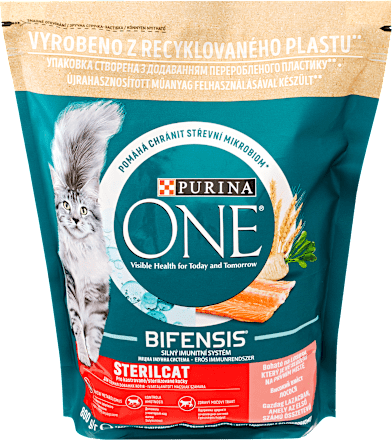 Lazacban gazdag száraz macskaeledel, ivartalanított macskáknak PURINA ONE