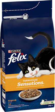 Trockenfutter Katze mit Huhn, Truthahn & Gemüse, farmhouse sensations Felix