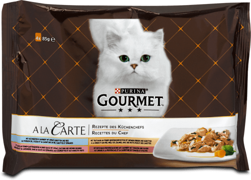 Nassfutter Katze A la Carte Fisch & Geflügel Purina Gourmet