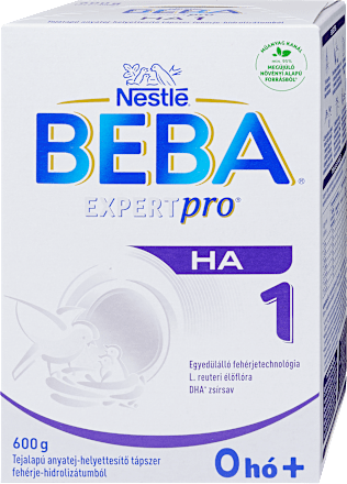 EXPERTPRO HA 1 Tejalapú anyatej-helyettesítő tápszer fehérje-hidrolizátumból 0hó+ BEBA