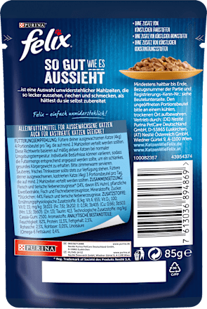 Nassfutter Katze mit Huhn, So gut wie es aussieht, Adult Felix