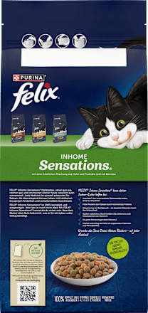 Trockenfutter Katze mit Huhn, Truthahn & Gemüse, Inhome Sensations Felix