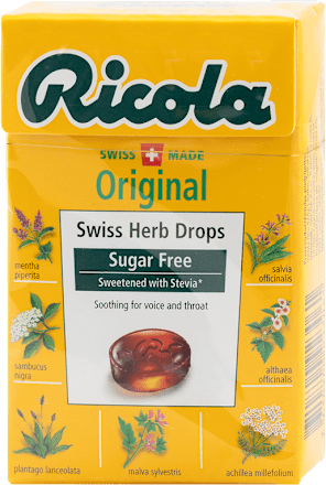 Dropsuri din plante fără zahăr Ricola