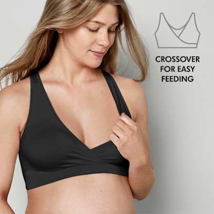 Schwangerschafts- und Still-Bustier Gr. L Keep Cool schwarz Medela