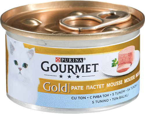 Hrană umedă pentru pisici cu ton  Purina Gourmet