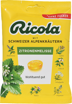 Zeliščni bonboni Zitronenmelisse  Ricola
