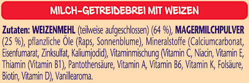 Getreidebrei Milch Cerelac Weizen ab 6.Monat Nestlé Cerelac