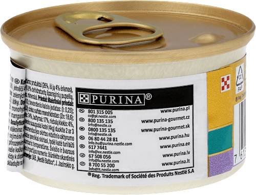 Mokra karma dla kotów dorosłych Savoury Cake, jagnięcina i zieloną fasolą Purina Gourmet