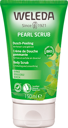 Piling za prhanje z izvlečkom breze Pearl Scrub WELEDA