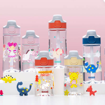 Trinkflasche Kinder Miracle rosa, 450 ml SIGG