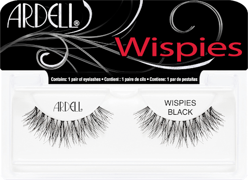 Gene false Wispies Invisibands Black ARDELL