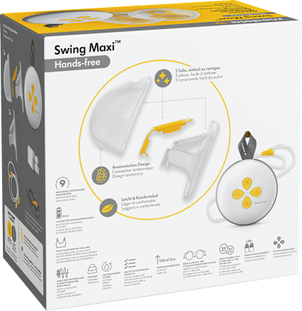 Doppelmilchpumpe Swing Maxi handfree elektrisch  Medela