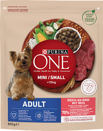 Mini Adult granule pro psy hovězí PURINA ONE