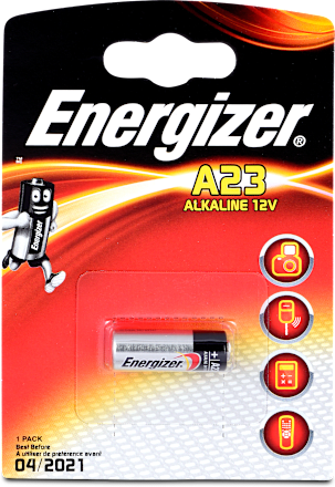 alkalické baterie A23 12V Energizer