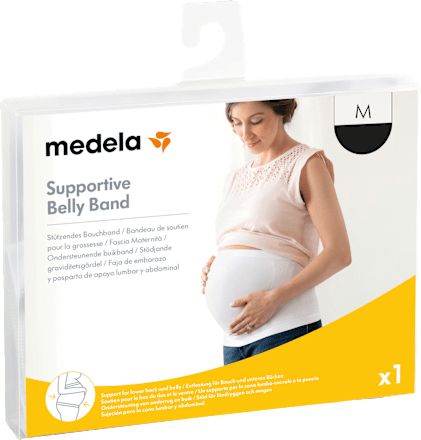 Bauchband stützend schwarz, Gr. M Medela